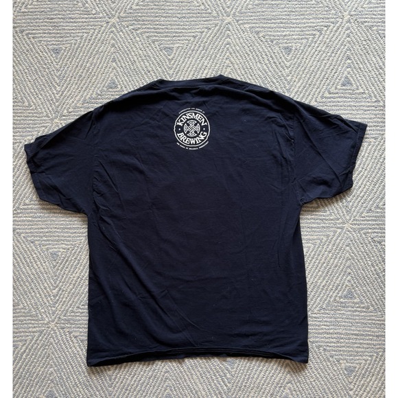 Champion‎ Kinsmen Brewing Husky Hops UCONN T-Shirt - Blue - XL - Picture 2 of 4